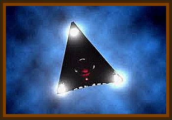 Triangular Object With Lights