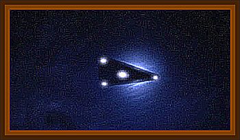 Dark Triangular Object Emitting Dread