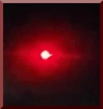 Bright Reddish UFO